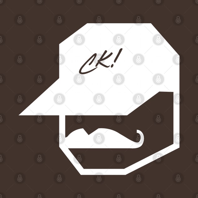 CK! Logo with Handlebar Mustache by CKline