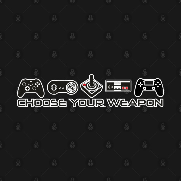 Discover A gaming controller quote choose your weapon - Gaming Controller Quote - T-Shirt