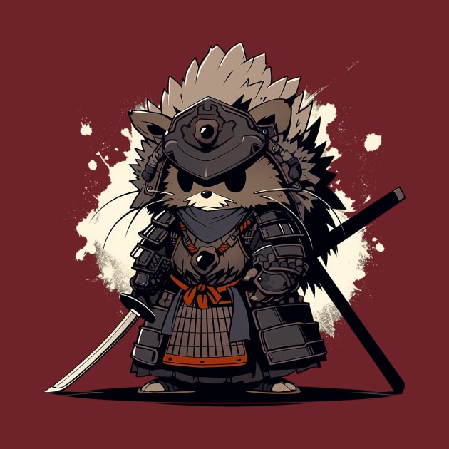 hedghog samurai by fancy ghost