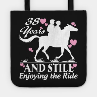 38 years and still enjoying the ride Tote