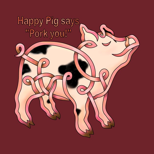 Happy Pig by KnotYourWorld4