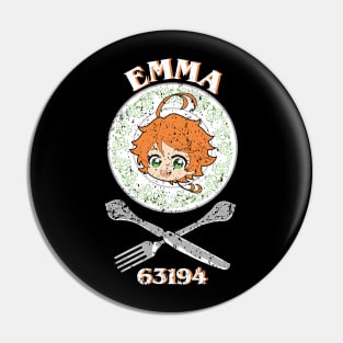 THE PROMISED NEVERLAND: EMMA CHIBI (GRUNGE STYLE) Pin