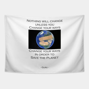 Planet Earth - Climate Awareness Tapestry