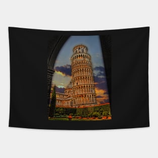 The Leaning Tower of Pisa, Italy Tapestry