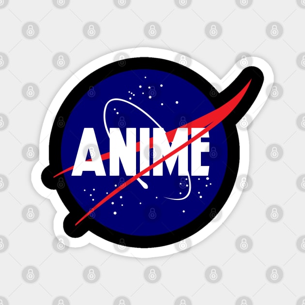 Anime Nasa Logo Magnet by MigiDesu