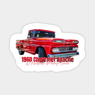 1960 Chevrolet Apache 10 Fleetside Pickup Truck Magnet