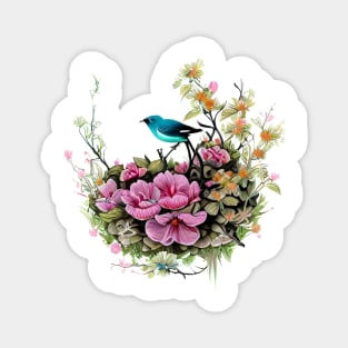 Birdie's Blossom Nest Magnet