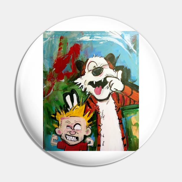 Calvin & Hobbes Pin by Anthony Statham