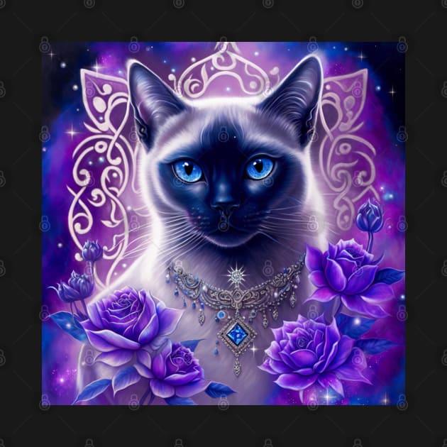 Purple Dream Burmese Cat by Enchanted Reverie