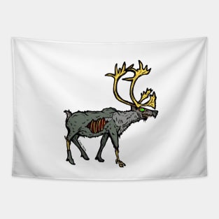 Alaskan Zombie Caribou Reindeer National Park Animal Tapestry