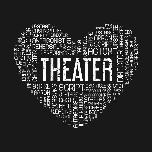 Artist Heart Broadway Love Theater by shirtsyoulike