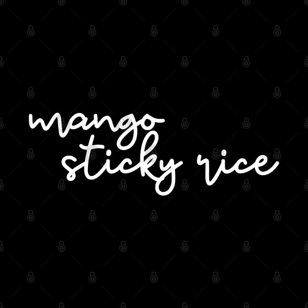 mango sticky rice - white by habibitravels