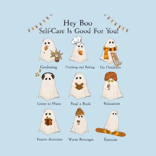 Hey Boo, Self-Care is Good for You! Christmas/Winter T-Shirt