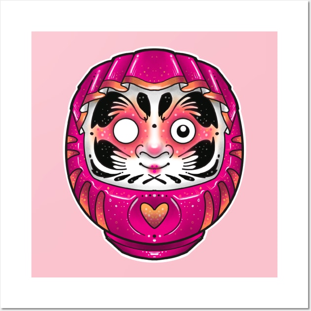 Pink Daruma Doll