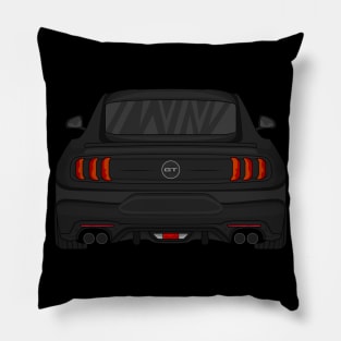 MUSTANG GT BLACK Pillow