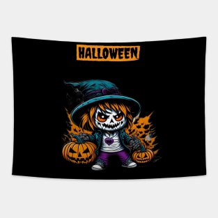 Halloween 2023 Embrace the Spooky Pumpkin Season Tapestry