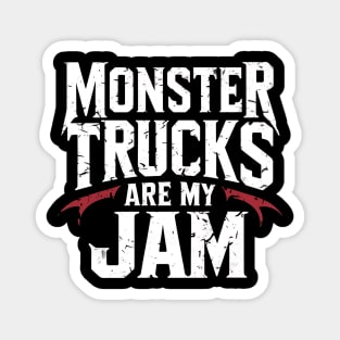 Monster Truck Lover Jam Magnet