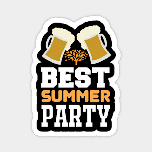 Best Summer Party T Shirt For Women Magnet