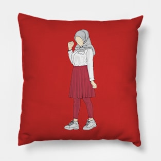 Red Skirt Star Collection Pillow