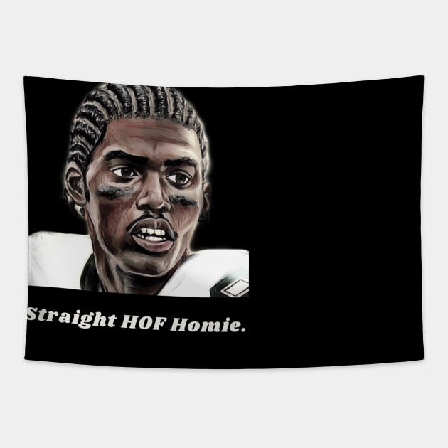 Randy Moss Minnesota Vikings New England Patriots T-Shirt Tapestry by Middleton Apparel & Gifts