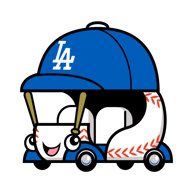 Dodgers Bullpen Car by ElRyeShop