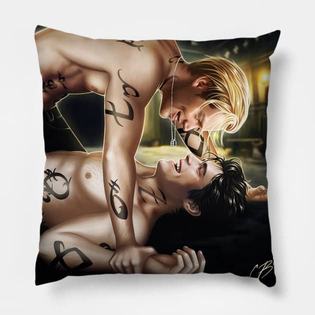 parabatai foreplay Pillow by c0ffeebee