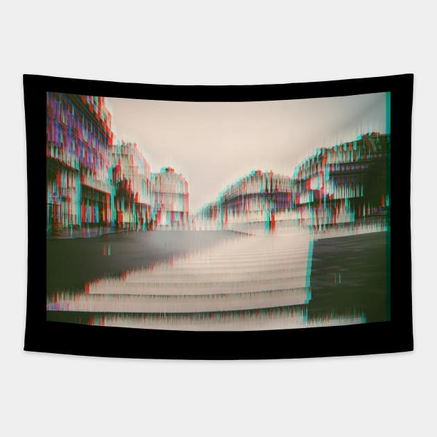 Glitchy Street Tapestry by s.elaaboudi@gmail.com