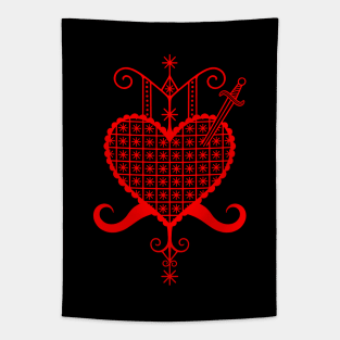 Erzulie Dantor veve Tapestry