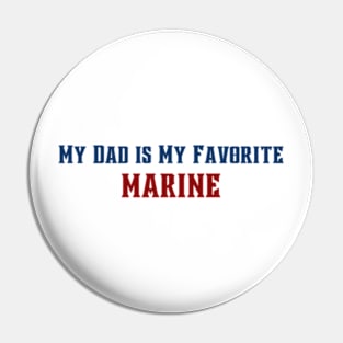 Marine Corps Dad Pin