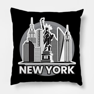 New York City Landscape Pillow