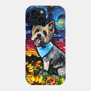 Silky Terrier Night Phone Case