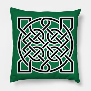 Celtic Ornamental Knot Geometric Design 3 Pillow