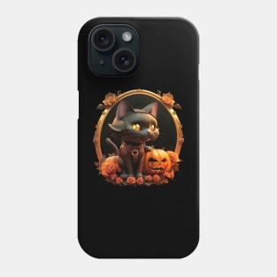 Halloween Black Cat Phone Case
