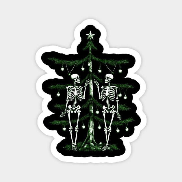 Creepy Christmas Magnet by Nighttimepod