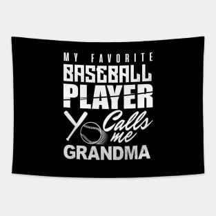 'My Favorite Player Calls Me Grandma' Balls Gift Tapestry