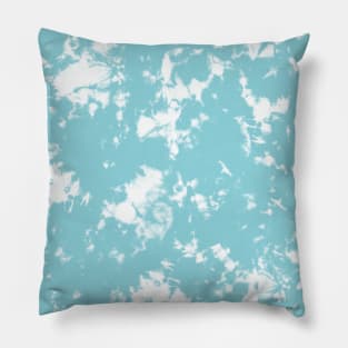 Blue pool water - Tie Dye Shibori Texture Pillow