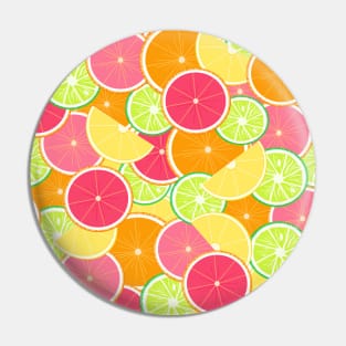 Colorful citrus slices Pin