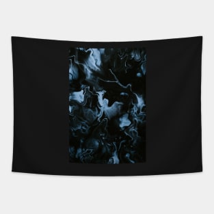 Black And Blue Elegant Marble Stone Pattern Tapestry