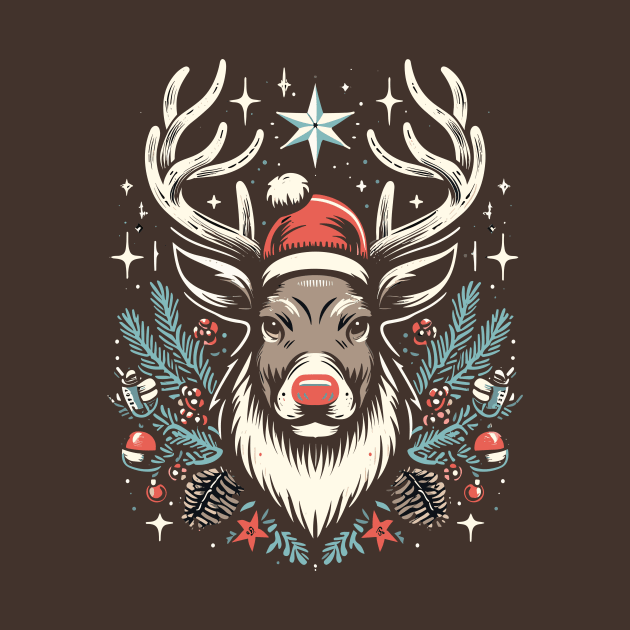 Santa's Favourite Reindeer Rudolph by Sorry Frog