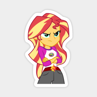 Sunset Shimmer is suspicious Magnet