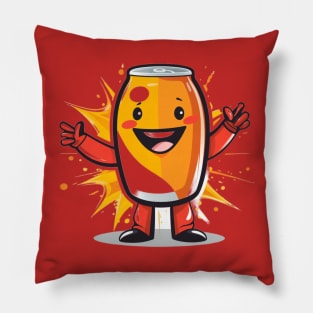 Soft drink cute T-Shirt cute giril Pillow