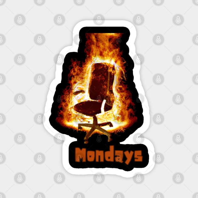 Mondays Magnet by Low Life Shirts