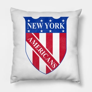 Defunct New York Americans Hockey Team Pillow