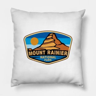 Mount Rainier National Park Washington Pillow