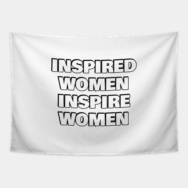 Inspired women inspire women feminist quotes Tapestry by InspireMe