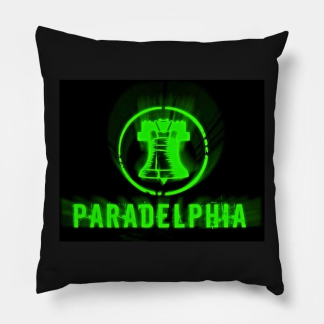 Retro Paradelphia Logo Pillow by Paradelphia