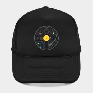 This Vinyl Record Solar System (Space Music) Hat