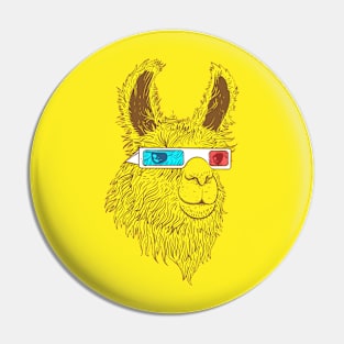 Yellow Llama Pin