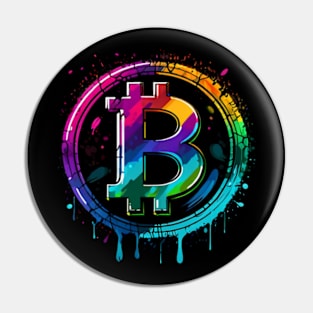 Bitcoin logo Pin