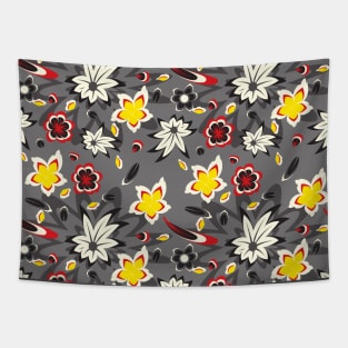 Floral pattern with flowers and leaves Tapestry